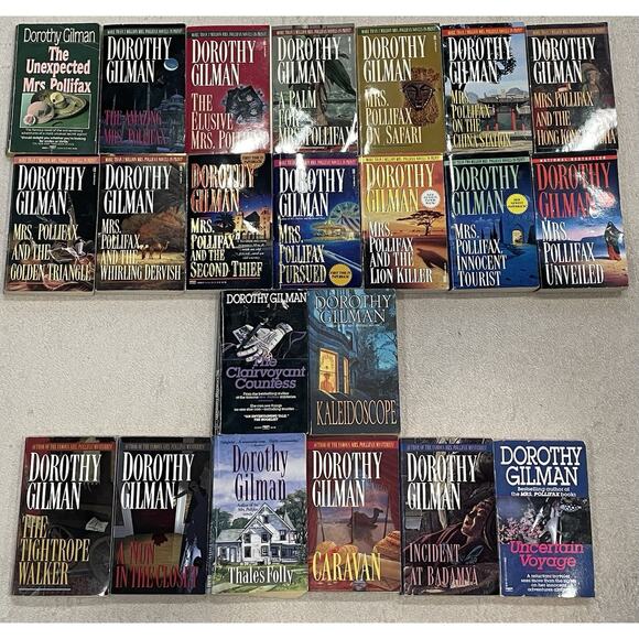 Lot of 22 Dorothy Gilman Books - Complete Mrs Pollifax Series, 2 Madame, +6 More - Picture 1 of 10